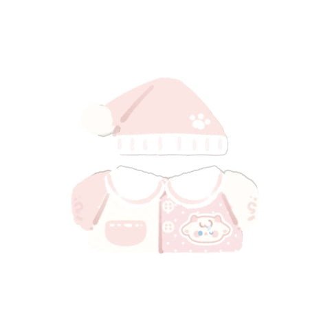 ［ぬい服］10cm 無属性 ぬいぐるみ用 お洋服【睡衣】