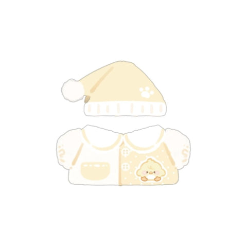 ［ぬい服］10cm 無属性 ぬいぐるみ用 お洋服【睡衣】
