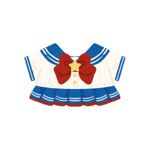 ［ぬい服］10cm 無属性 ぬいぐるみ用 お洋服【水手服】