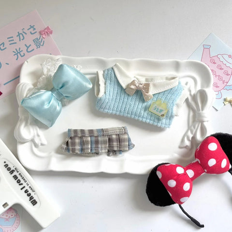 ［ぬい服］10cm 無属性 ぬいぐるみ用 お洋服【学院风】