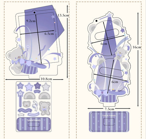 ［推し活グッズ］アクリルフレーム 58mm【6CJXB8】
