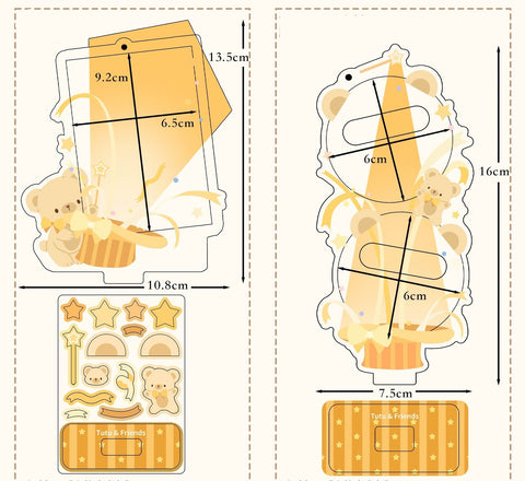 ［推し活グッズ］アクリルフレーム 58mm【6CJXB8】
