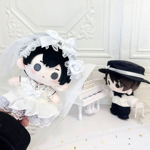 ［ぬい服］10cm 無属性 ぬいぐるみ用 お洋服【婚纱】