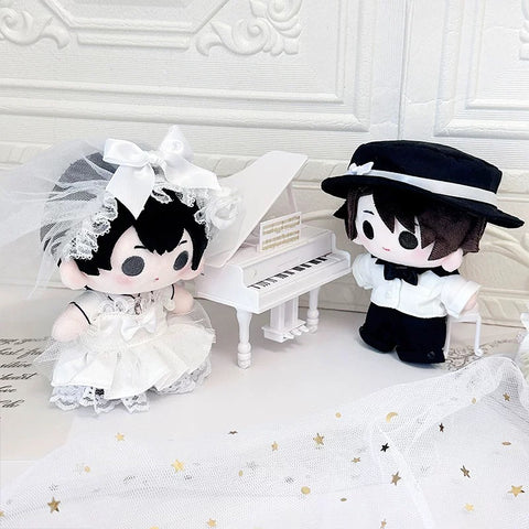 ［ぬい服］10cm 無属性 ぬいぐるみ用 お洋服【婚纱】