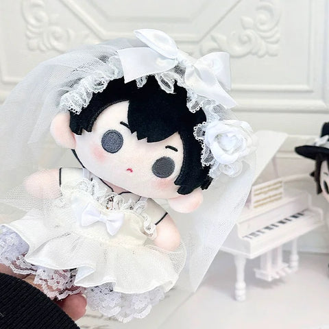 ［ぬい服］10cm 無属性 ぬいぐるみ用 お洋服【婚纱】
