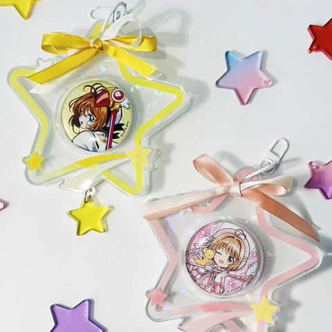 ［推し活グッズ］缶バッジアクリルフレーム 58/75mm【RT78JF】