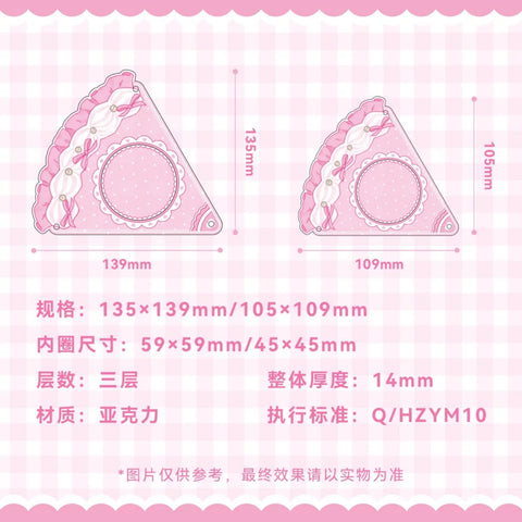 ［推し活グッズ］缶バッジ アクリルフレーム 44/58mm【S6H2H8】