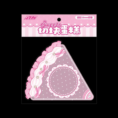 ［推し活グッズ］缶バッジ アクリルフレーム 44/58mm【S6H2H8】