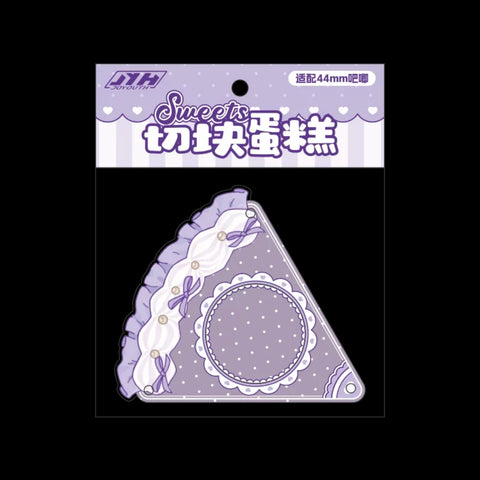 ［推し活グッズ］缶バッジ アクリルフレーム 44/58mm【S6H2H8】