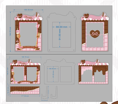 ［推し活グッズ］アクリルフレーム【0D1IUI】