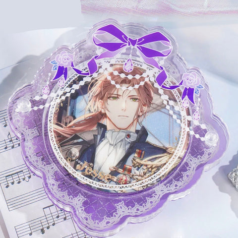 ［推し活グッズ］缶バッジアクリルフレーム 58~75mm【K2L6O6】