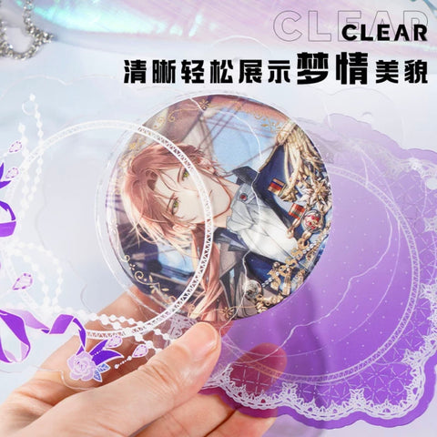 ［推し活グッズ］缶バッジアクリルフレーム 58~75mm【K2L6O6】
