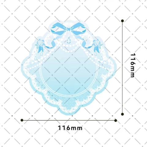 ［推し活グッズ］缶バッジアクリルフレーム 58~75mm【K2L6O6】