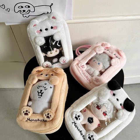 ［推し活グッズ］10cm ぬいぐるみ 痛ポーチ【X4070M】