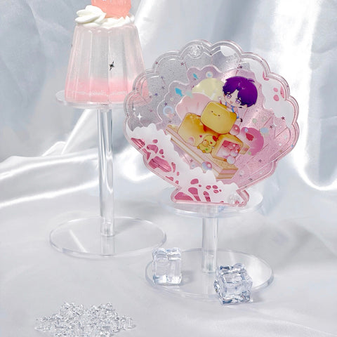 ［推し活グッズ］缶バッジアクリルフレーム 58~75mm【O1R3Z6】