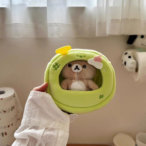 ［推し活グッズ］10cm ぬいぐるみ用 メロン 痛ポーチ【GB81CH】