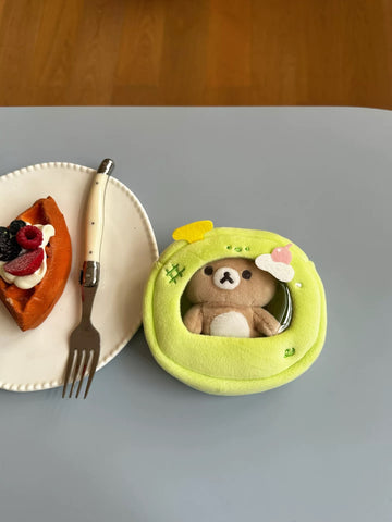 ［推し活グッズ］10cm ぬいぐるみ用 メロン 痛ポーチ【GB81CH】