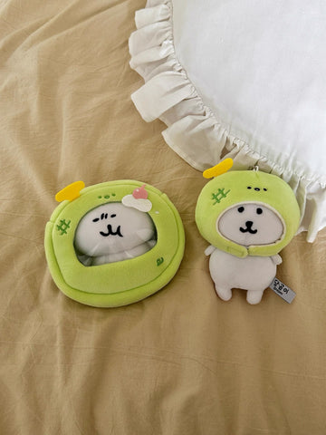 ［推し活グッズ］10cm ぬいぐるみ用 メロン 痛ポーチ【GB81CH】