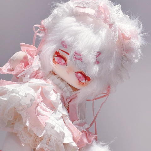 ［ぬい服］30cm 無属性 ぬいぐるみ用 お洋服【白桃】