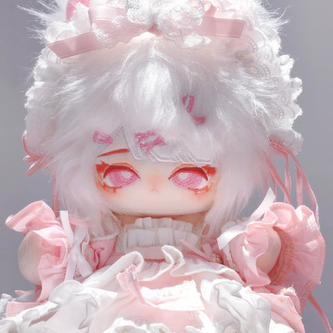 ［ぬい服］30cm 無属性 ぬいぐるみ用 お洋服【白桃】