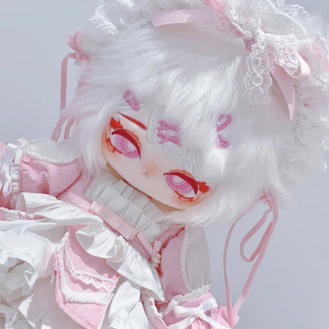 ［ぬい服］30cm 無属性 ぬいぐるみ用 お洋服【白桃】