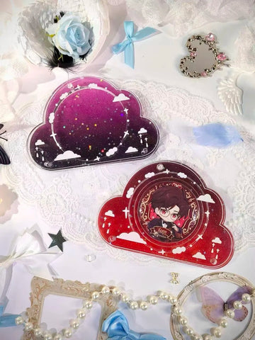 ［推し活グッズ］缶バッジ アクリルフレーム 58～75mm【LYW2JT】