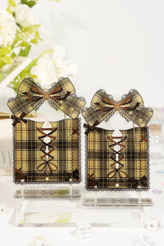 ［推し活グッズ］アクリルフレーム ブラック【6OZL48】