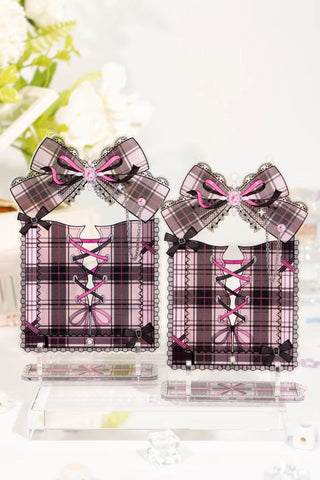 ［推し活グッズ］アクリルフレーム ブラック【6OZL48】