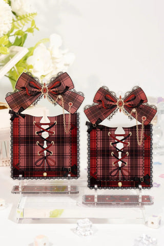 ［推し活グッズ］アクリルフレーム ブラック【6OZL48】