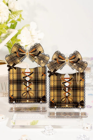 ［推し活グッズ］アクリルフレーム ブラック【6OZL48】