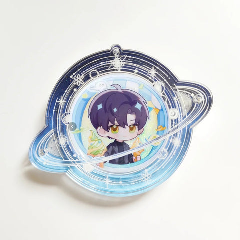 ［推し活グッズ］缶バッジ アクリルフレーム 58/75mm【小行星】