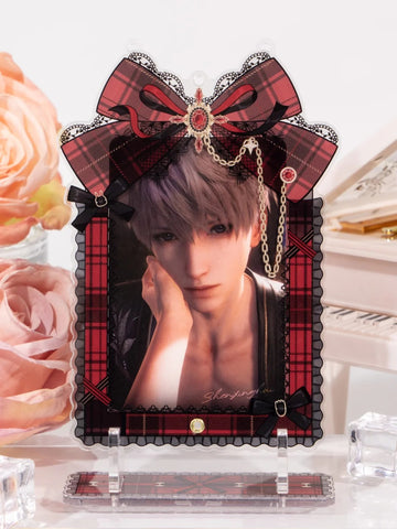 ［推し活グッズ］アクリルフレーム ブラック【6OZL48】