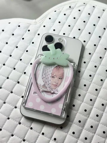 ［スマホケース ］手作り iPhone カード収納ケース マグネット付き【58C0J2】