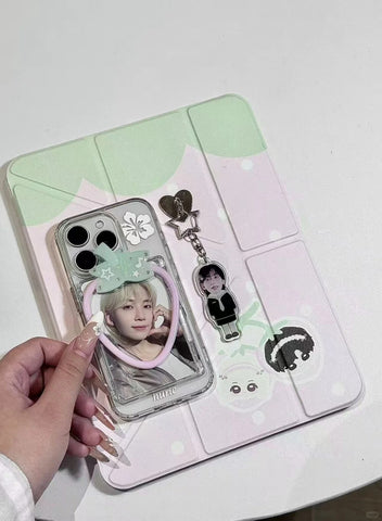 ［スマホケース ］手作り iPhone カード収納ケース マグネット付き【58C0J2】