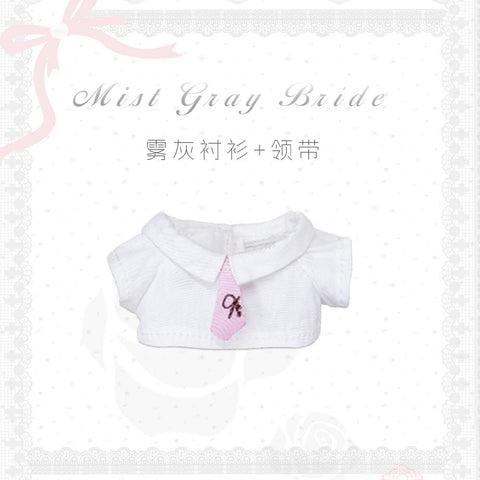 ［ぬい服］10cm 無属性 ぬいぐるみ用 お洋服【雾灰】