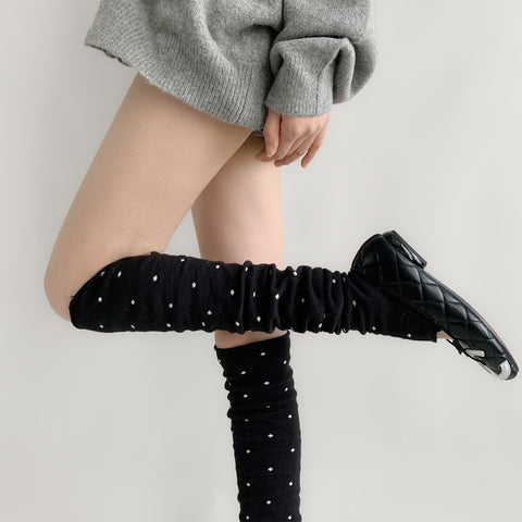 ［靴下］ドット オーバーニーソックス【6XANAC】