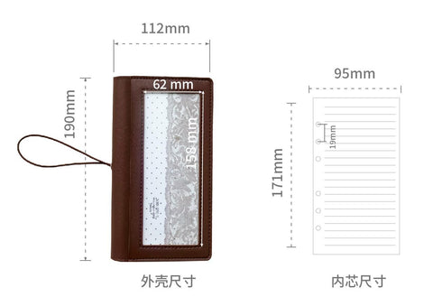 ［推し活グッズ］オリジナル 手帳 バインダー A6per【00MDOT】