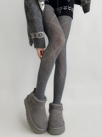 ［靴下］綿混タイツ【G96WRD】