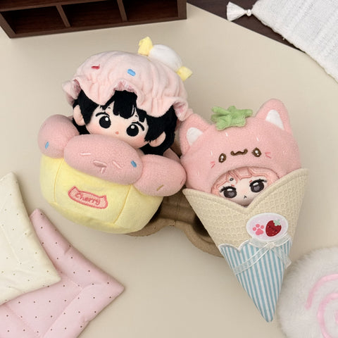［ぬい服］10cm 無属性 ぬいぐるみ用 お洋服【甜品】