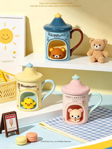 ［キャラグッズ］リラックマ 正規品 マグカップ 440ml【N15FU4】