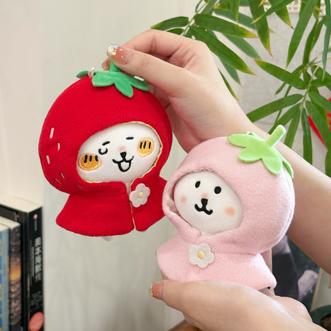 ［ぬい服］10cm 無属性 ぬいぐるみ用 お洋服【草莓】