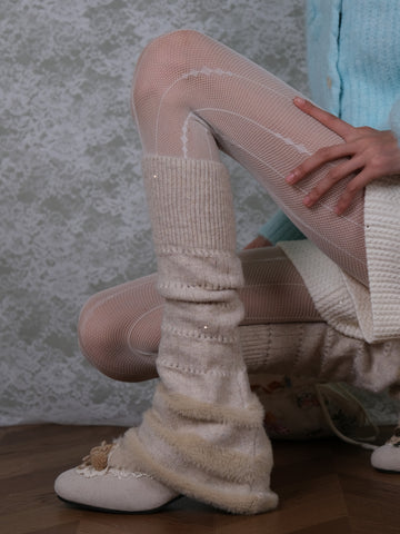 ［ファッション］ベルボトム レッグウォーマー靴下【0PRTPZ】