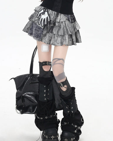 ［ファッション］ゴシックプリーツスカート【7B7JNZ】