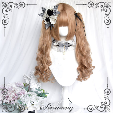 ［ウィッグ］ゴスロリ ツインテール 巻き髪【狂想星】