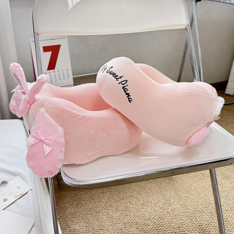 [サンリオ］マイメロディ＆ピアノ 携帯 ネックピロー