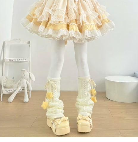 ［ファッション］ロリータ ニットレッグウォーマー 靴下【8MWDHW】