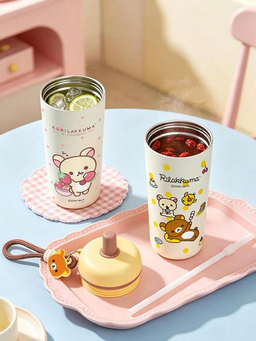 ［キャラグッズ］リラックマ 正規品 ボトル 保温保冷 569ml【8RI4WO】