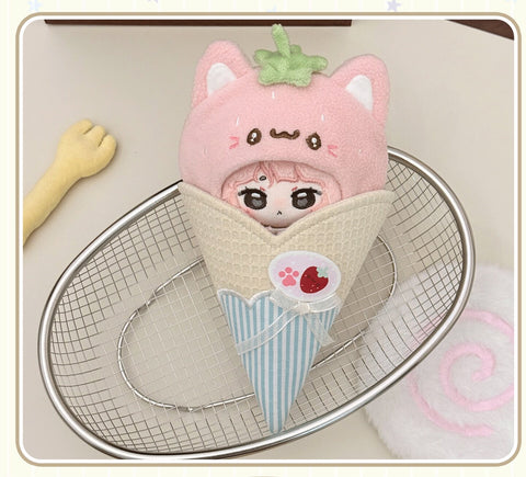 ［ぬい服］10cm 無属性 ぬいぐるみ用 お洋服【甜品】