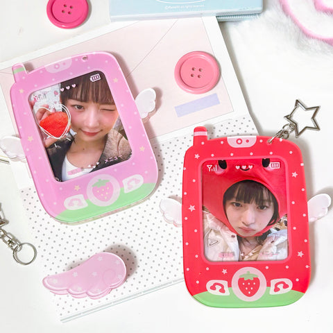 ［推し活グッズ］アクリル トレーディングカード用キーホルダー【HUXYAB】