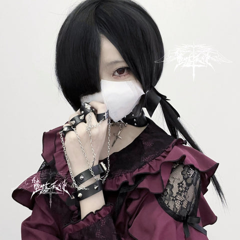 ［ファッション］サブカル ゴシック スカル ブレスレット【E5KSD0】